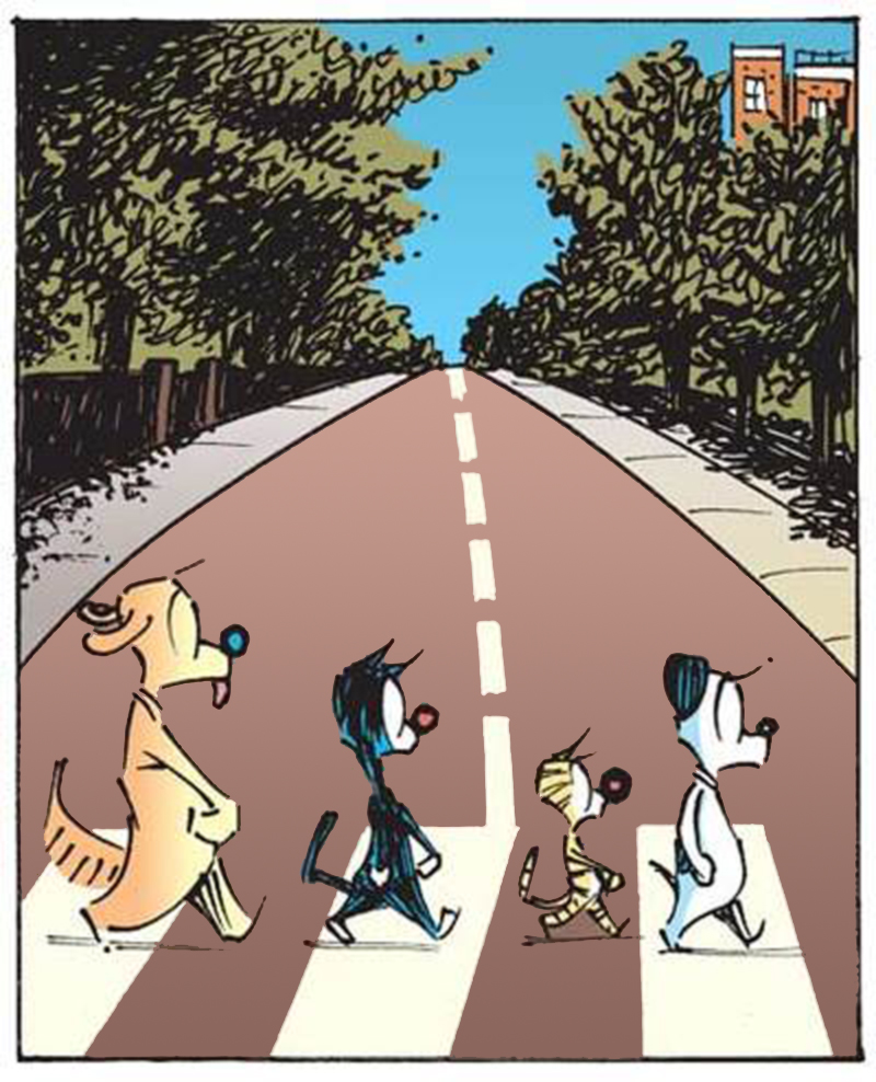 Abbey Road the Beatles пародии