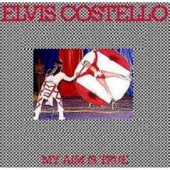 Album cover parody of My Aim Is True (With Bonus Disc) by Elvis Costello