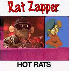 Album cover parody of Hot Rats by Frank Zappa