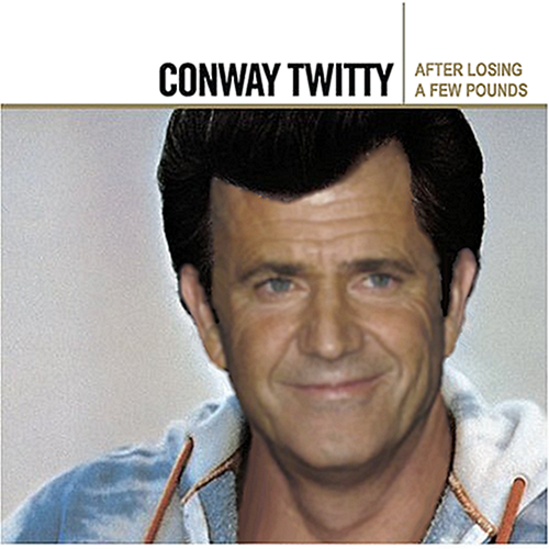 Album cover parody of Gold by Conway Twitty