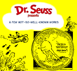 Album cover parody of Dr. Seuss Presents: Greatest Hits by Dr. Seuss