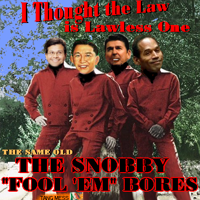 Album cover parody of I Fought the Law: The Best of the Bobby Fuller Four by Bobby Fuller