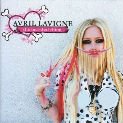 Album cover parody of The Best Damn Thing by Avril Lavigne