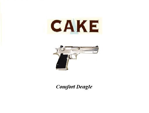 Album cover parody of Comfort Eagle by Cake