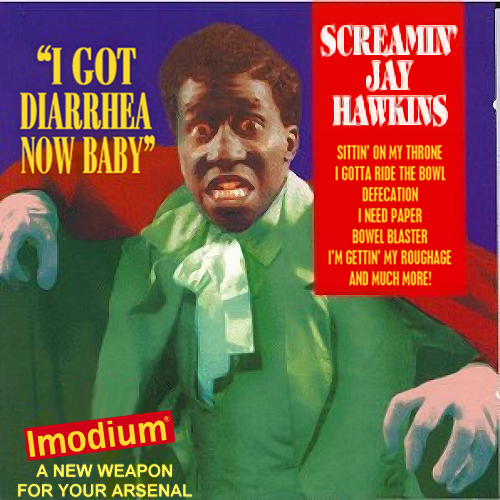 Album cover parody of I Put a Spell on You by Screamin' Jay Hawkins