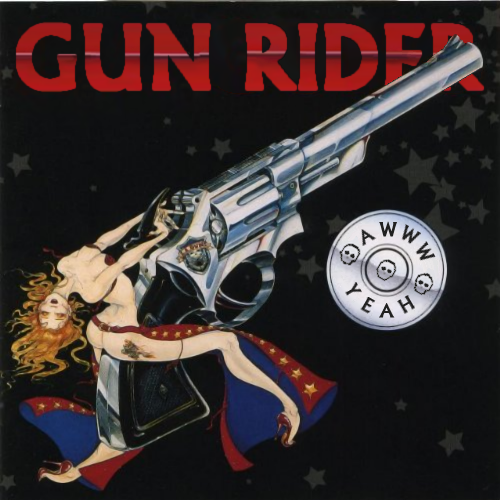 Album cover parody of COCKED & LOADED(reissue) by L.A. GUNS