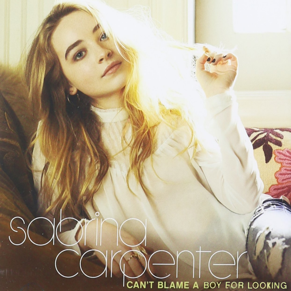 Album cover parody of Can't Blame a Girl for Trying by Sabrina Carpenter