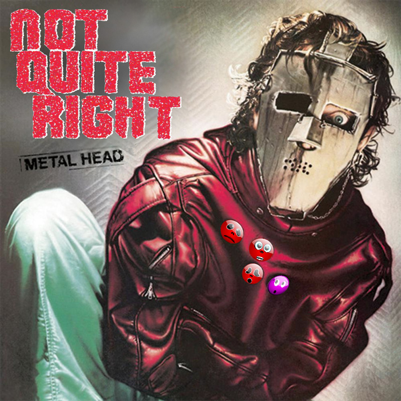 Album cover parody of Metal Health by QUIET RIOT