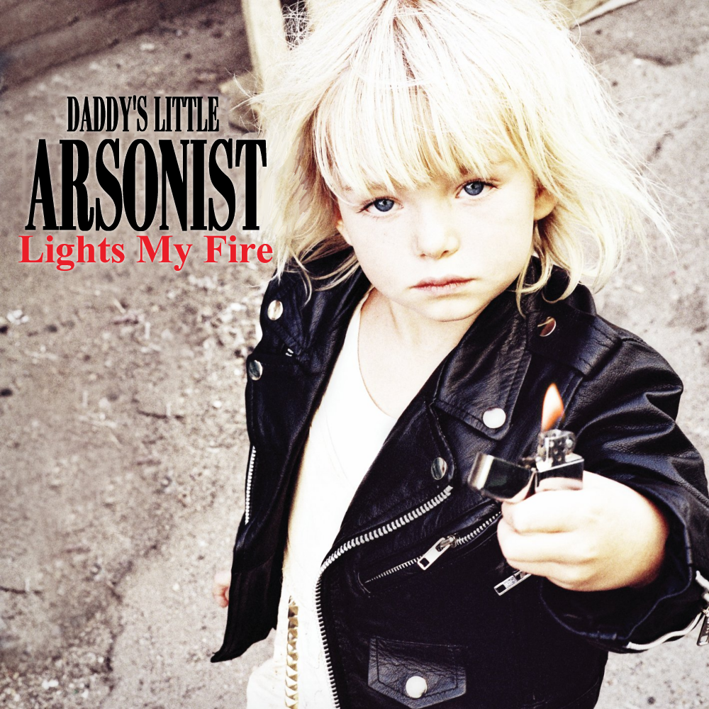 Album cover parody of Light Me Up by The Pretty Reckless