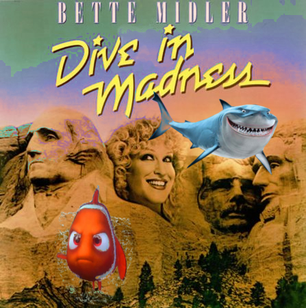 Album cover parody of Divine Madness Soundtrack by Bette Middler