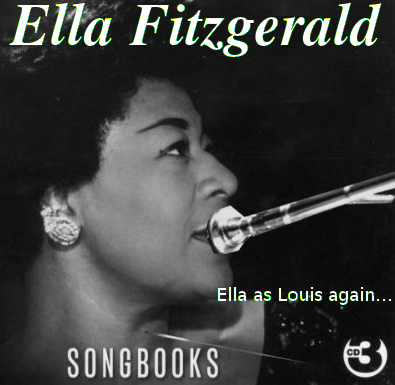 Album cover parody of Ella and Louis Again by Ella Fitzgerald & Louis Armstrong