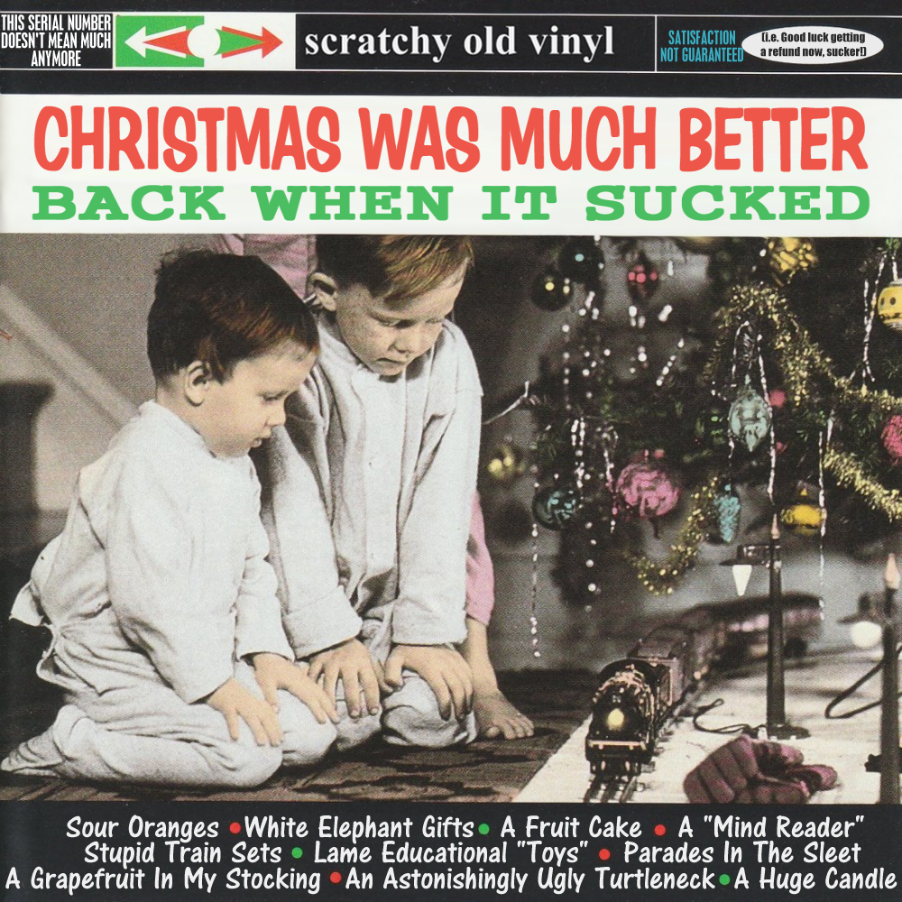 Album cover parody of Christmas Caravan by Squirrel Nut Zippers