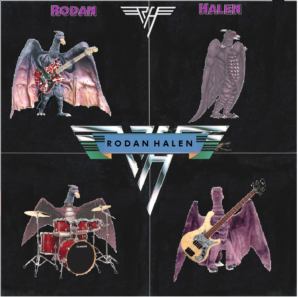 Album cover parody of Van Halen by Van Halen