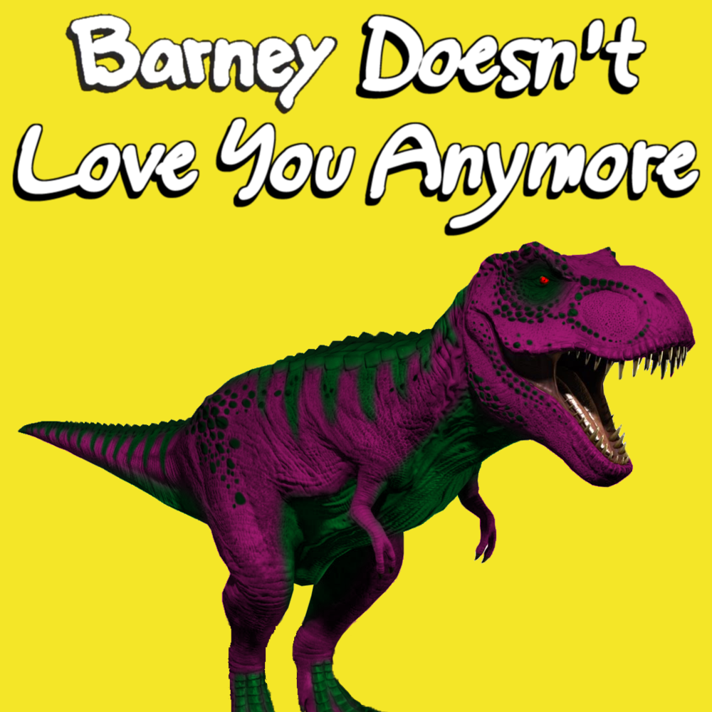Album cover parody of Barney's Favorites Vol. 1 by Barney