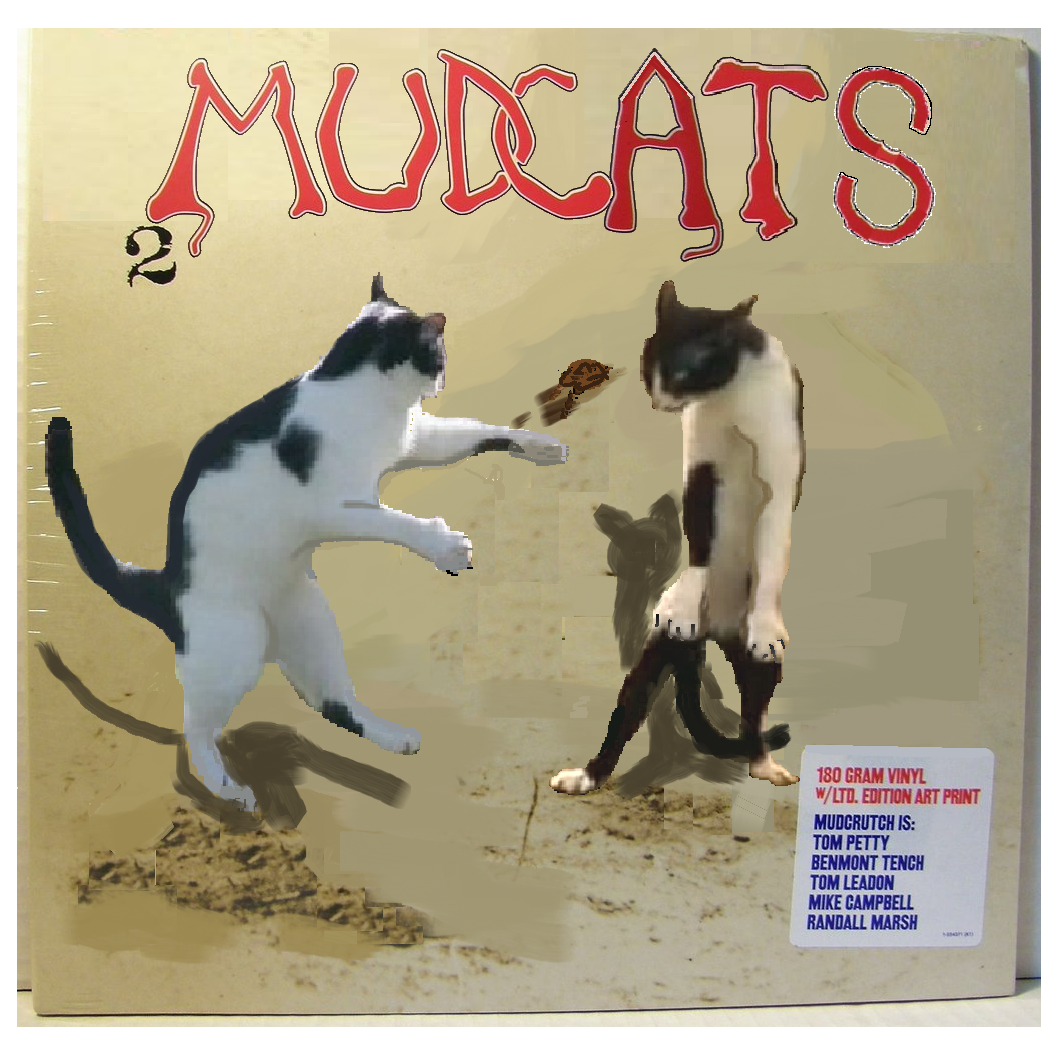 Album cover parody of 2 by Mudcrutch